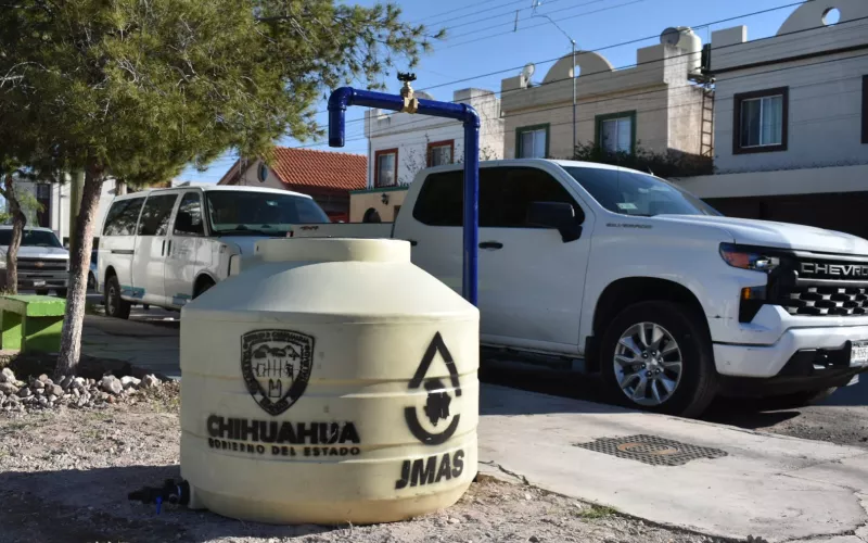 JMAS Chihuahua inaugura 3.2 kilómetros de red de agua tratada con una inversión de 7 mdp